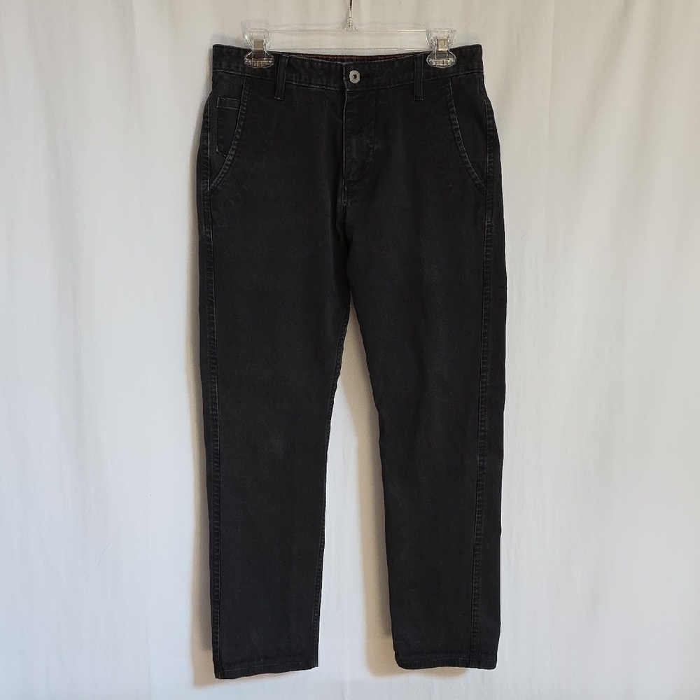 Dockers Black Slim Tapered Cotton Mens Pants.  Size 31